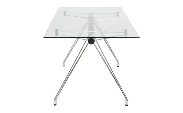 Mesa despacho cromada Moderna Dove