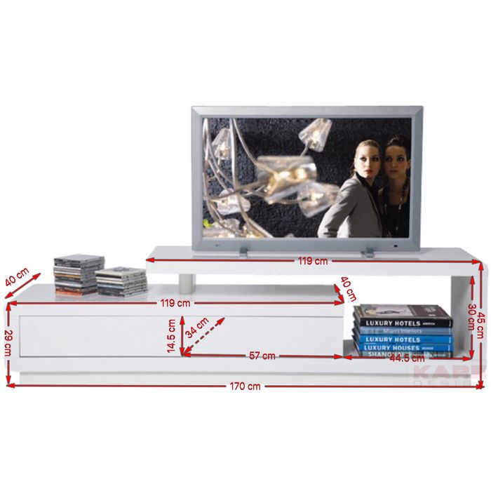 Mueble de TV vintage Loft Lig.Defectos