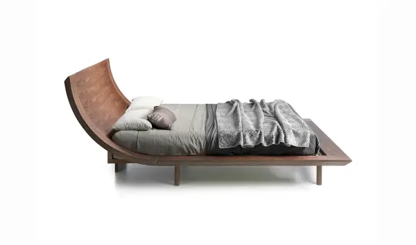 Cama moderna nogal veliero para cama de 150x200