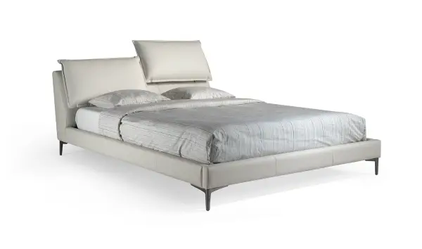Cama moderna elevable tapizada Rinaldi para colchón 160x200