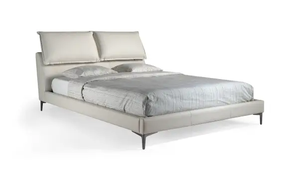 Cama moderna elevable tapizada Rinaldi para colchón 160x200