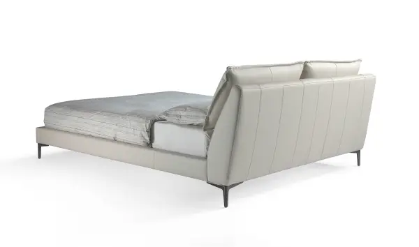 Cama moderna elevable tapizada Rinaldi para colchón 160x200