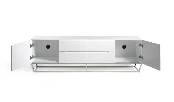 Mueble tv moderno Lacado y acero Matteo