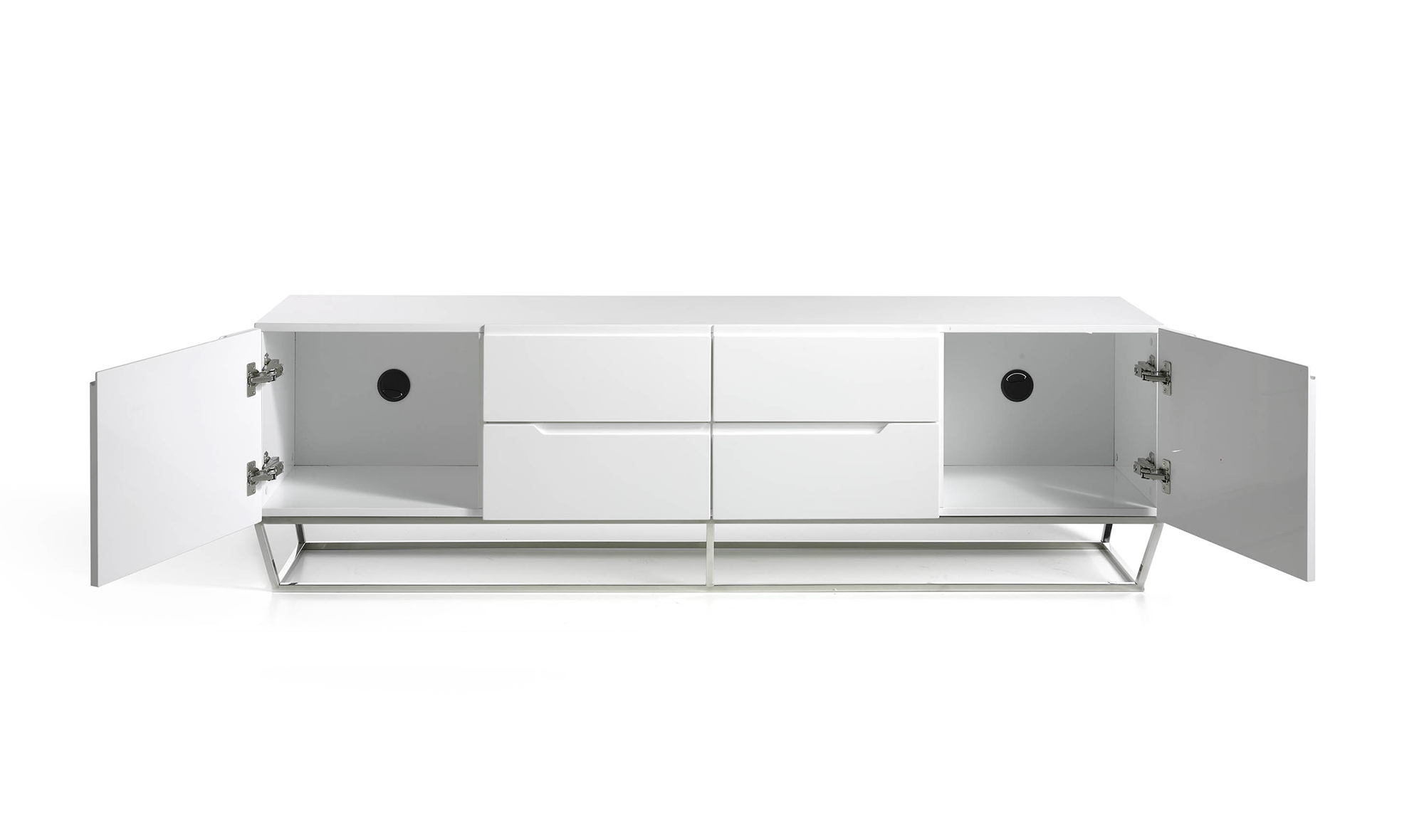 Mueble tv moderno Lacado y acero Matteo