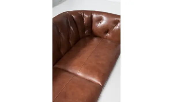 Sofá moderno piel y acero Felipo