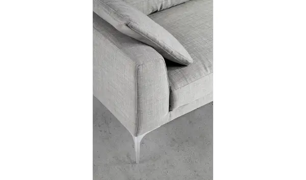 Sofá con chaise longue moderno tapizado y Compiano