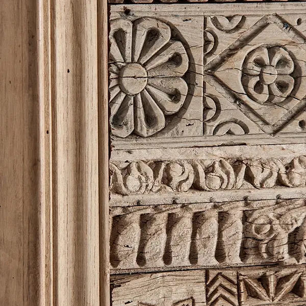 Panel decorativo de madera reciclada única
