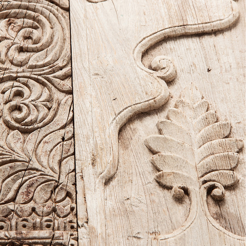 Panel decorativo de madera reciclada única