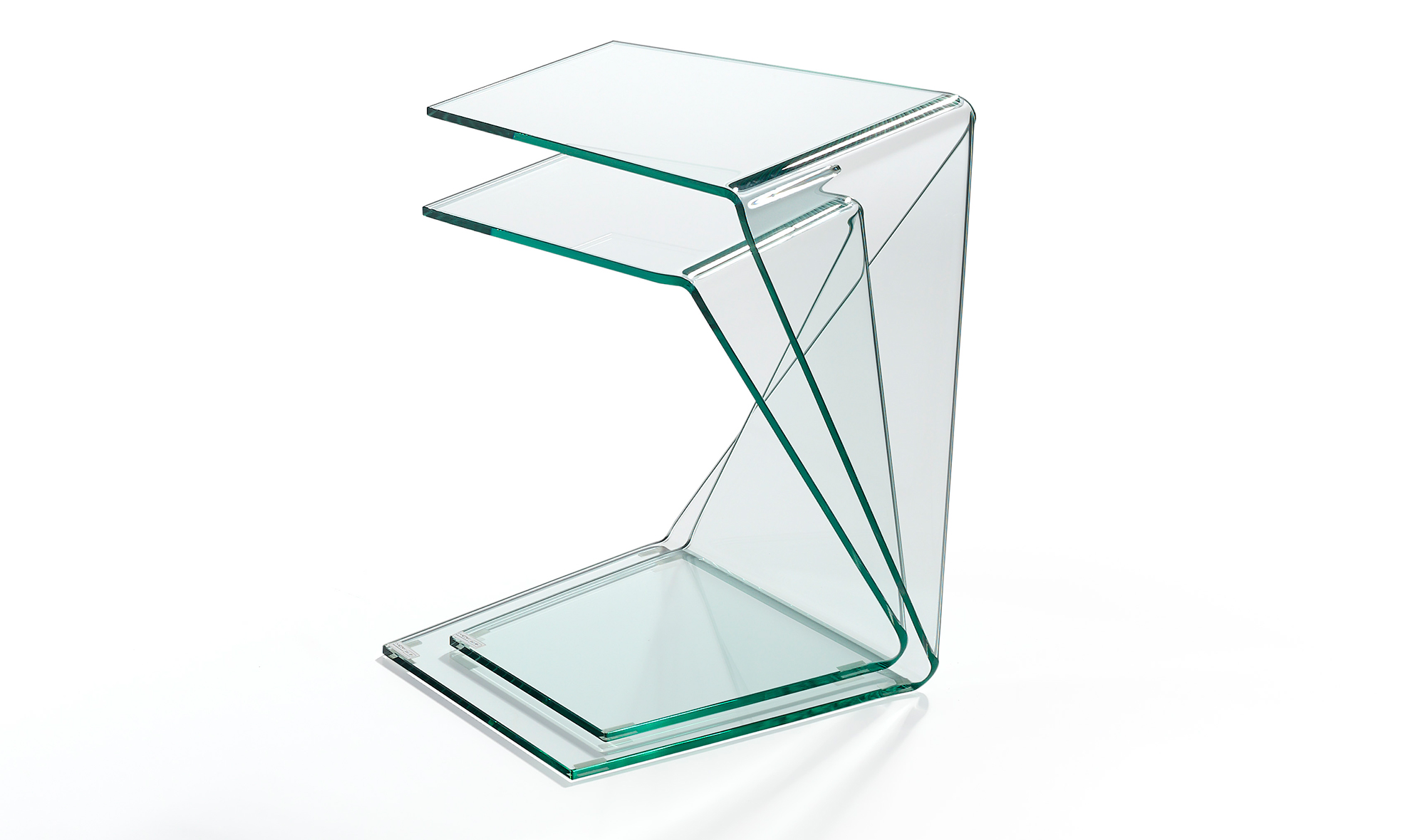 Mesa auxilar moderna transparente Barman