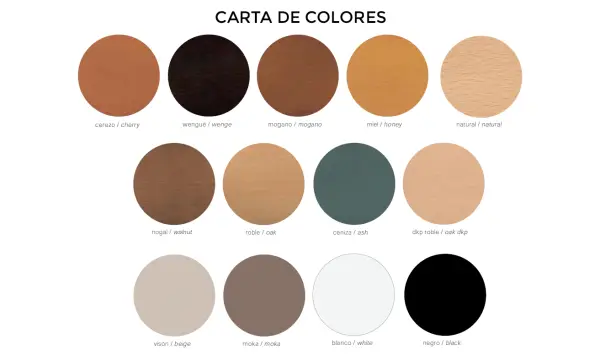 Espejo oval vestidor blanco Jonesboro