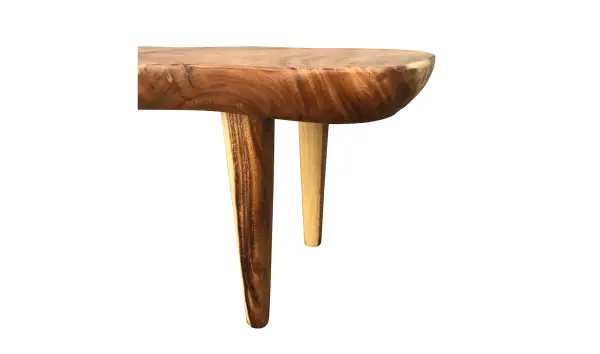 Mesa de centro irrregular madera de teca