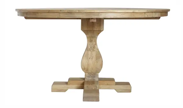 Mesa de comedor redonda olmo reciclado Nature