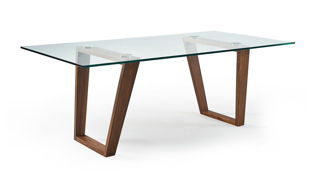 Mesa de comedor moderna cristal Benedicta