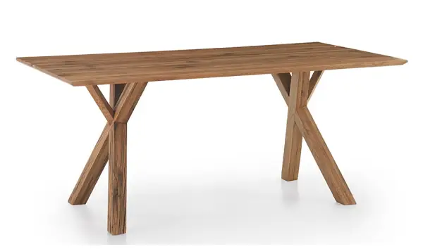 Mesa de comedor roble macizo envejecido Tree Oliver B