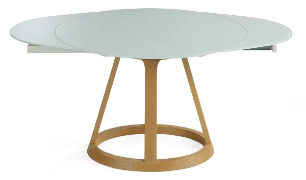 Mesa de comedor redonda extensible Alice