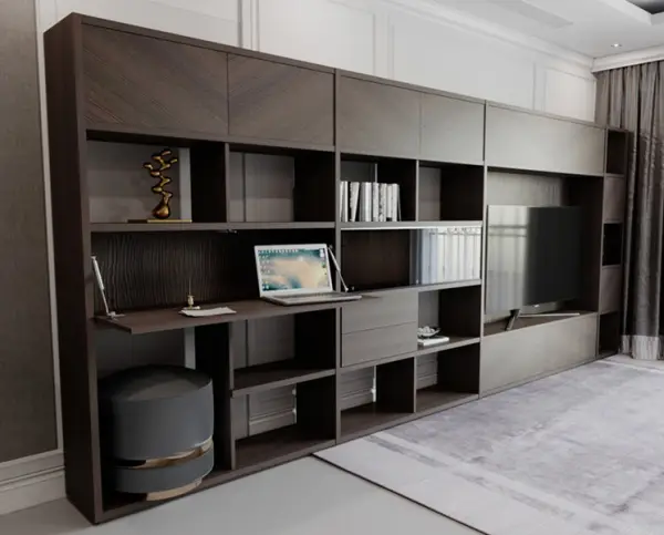 Librería modular con puerta abatible Julir