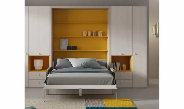 Cama abatible convertible en sofá Perdis