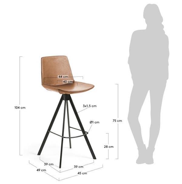 Taburete vintage Saz