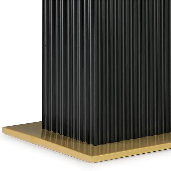 Mesa de comedor 180 roble y negro