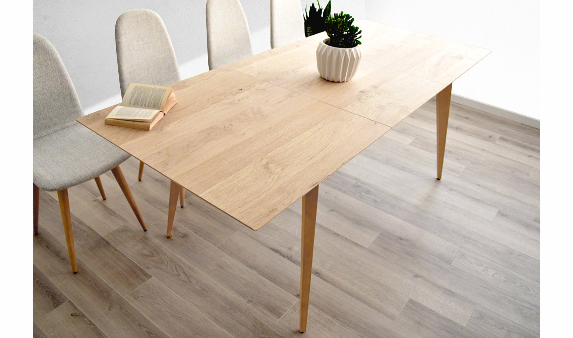 Mesa Comedor Extensible Multifuncional Nordic Moon - Compra Online