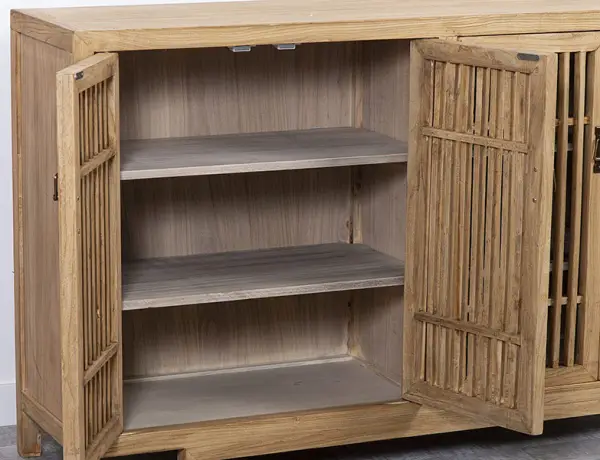 Aparador 4 puertas olmo reciclado Yakarta