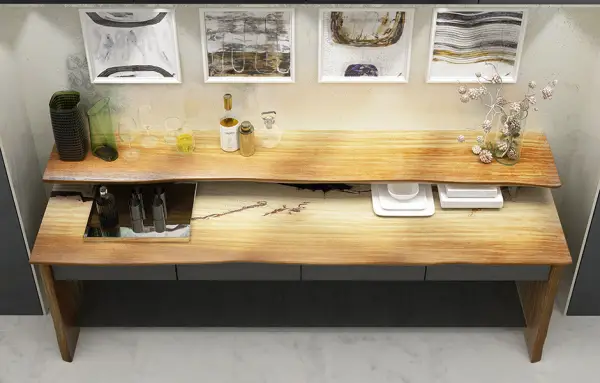 Buffet de madera maciza de Tali