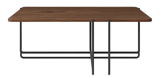 Mesa de centro metal y madera Varila by Bodonni