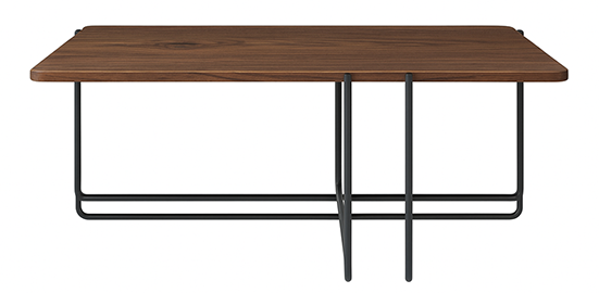 Mesa de centro metal y madera Varila by Bodonni