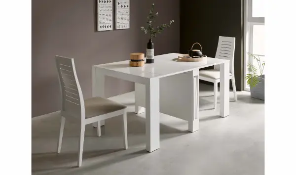 Consola convertible en mesa de comedor de diseño Lumier