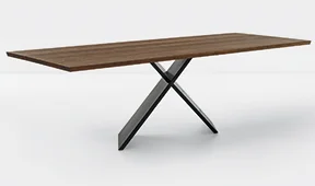 Mesa de comedor nogal canaletto Ax Bonaldo Mesa de comedor nogal canaletto Ax Bonaldo