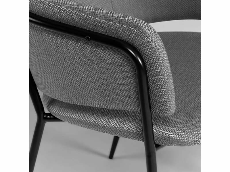 Sillón gris claro industrial Nokie