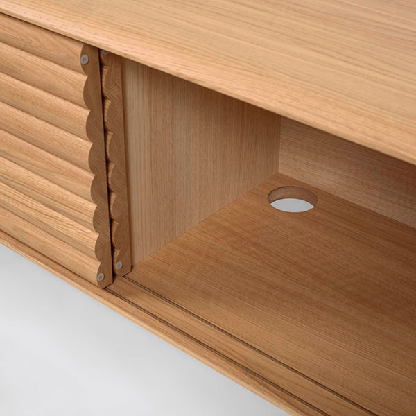 Mueble de TV Nórdico roble Lonen