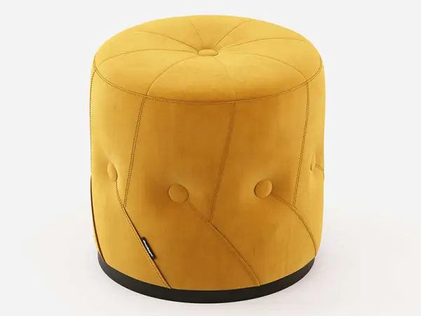 Puff tapizado de diseño Laei