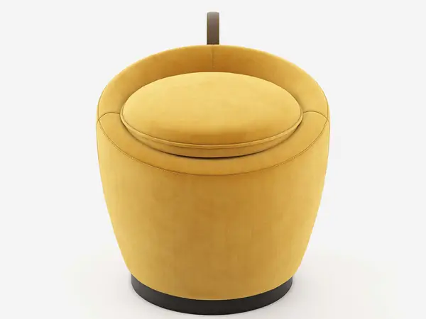 Puff tapizado de diseño Lize