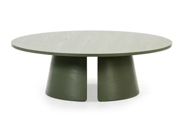 Mesa de centro redonda de diseño Rec