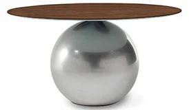 Mesa de comedor redonda madera Circus Bonaldo Mesa de comedor redonda madera Circus Bonaldo