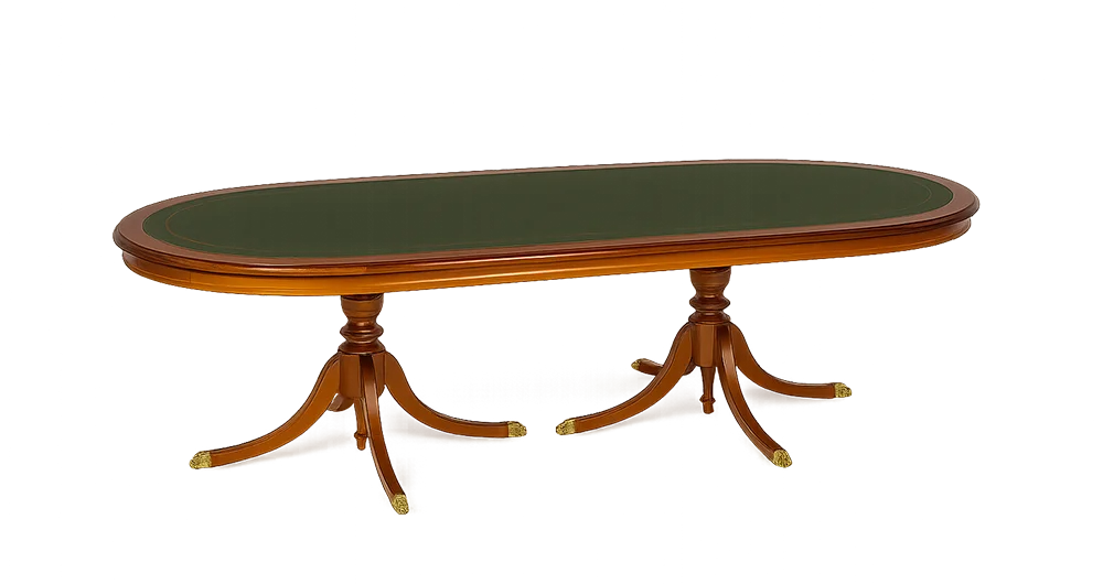 Mesa de Juntas Doble Pedestal Ovalada