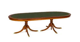 Mesa de Juntas Doble Pedestal Ovalada Mesa de Juntas Doble Pedestal Ovalada