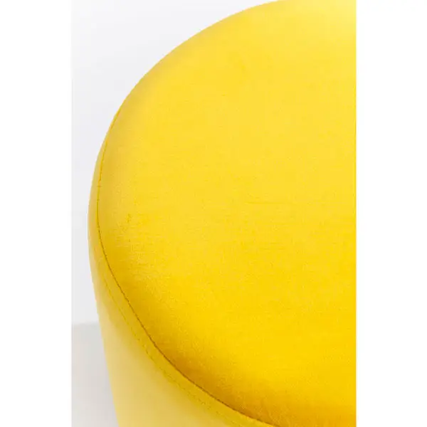 TABURETE CHERRY AMARILLO LATÓN Ø35CM