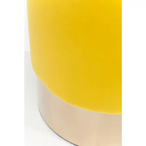 TABURETE CHERRY AMARILLO LATÓN Ø35CM