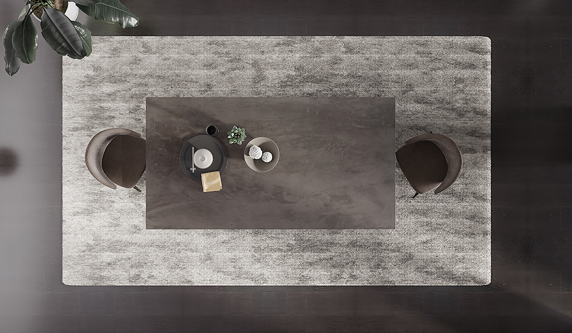 Mesa de comedor industrial microcemento Bellucci