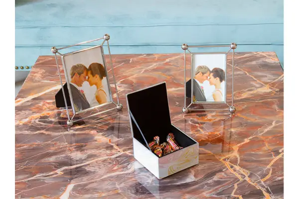 Caja joyero rosa
