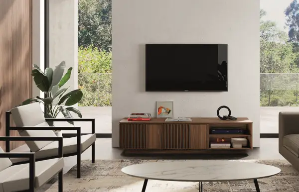 Mesa de tv Jazz nogal
