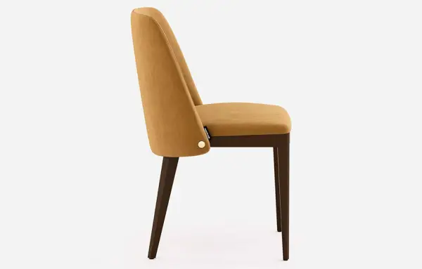 Silla tapizada de diseño Ingrid
