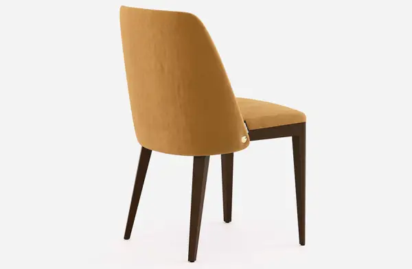Silla tapizada de diseño Ingrid