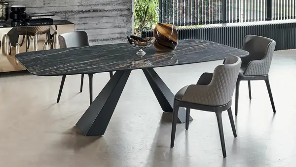 Mesa de comedor Eliot Keramik Cattelan Italia