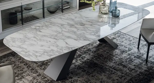 Mesa de comedor Eliot Keramik Cattelan Italia