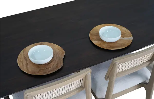 Mesa de Comedor Tribal Isoko étnica
