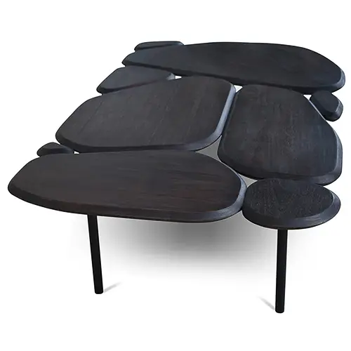 Mesa de Centro Tribal Mongo étnica