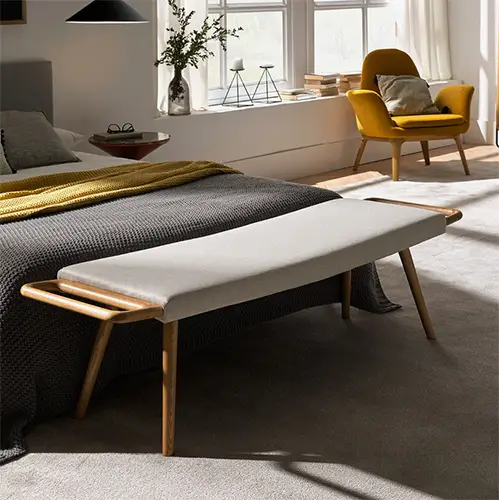 Pie de cama de diseño Nirbe